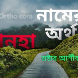 তানহা নামের অর্থ কি