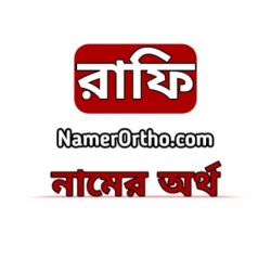 রাফি নামের অর্থ কি? Rafi Name Meaning in Bengali