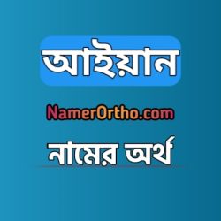 আইয়ান নামের অর্থ কি? । Aiyan Name Meaning in Bengali