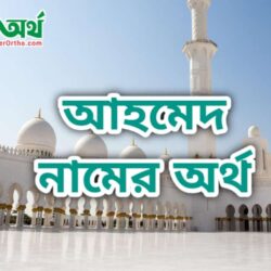 আহমেদ নামের অর্থ কি