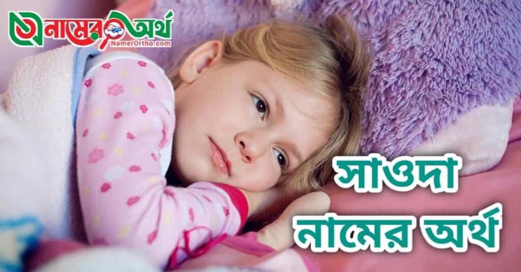 সাওদা নামের অর্থ কি